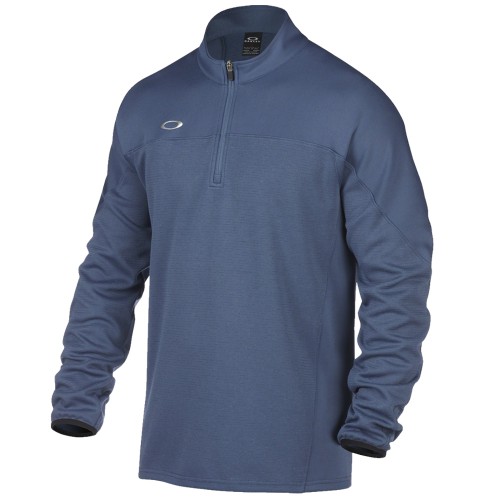 Oakley Golf Gridlock1/2 Zip Mens Sweater (Blue Indigo)