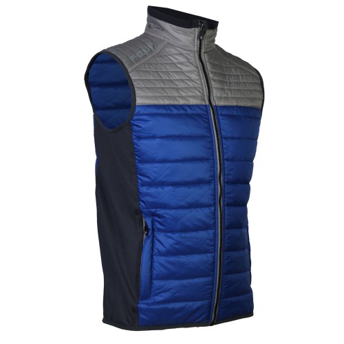 ProQuip Golf Therma Pro Quilted Mens Full Zip Gilet (Surf Blue)