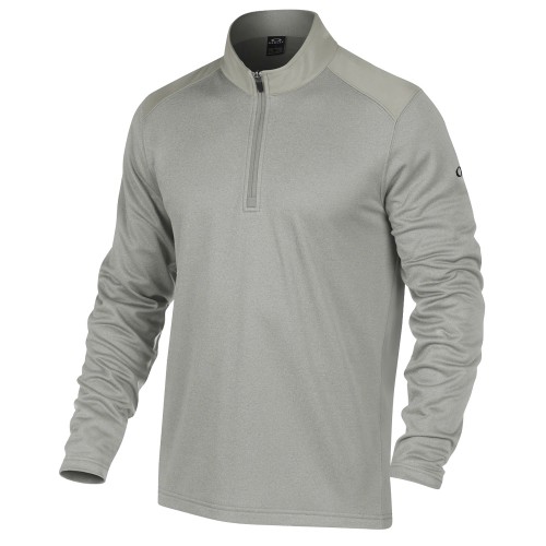 Oakley Golf Range 1/4 Zip Mens Sweater (Stone Grey)