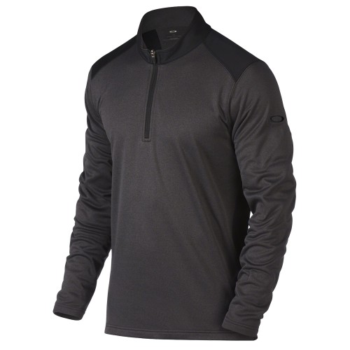 Oakley Golf Range 1/4 Zip Mens Sweater (Blackout)