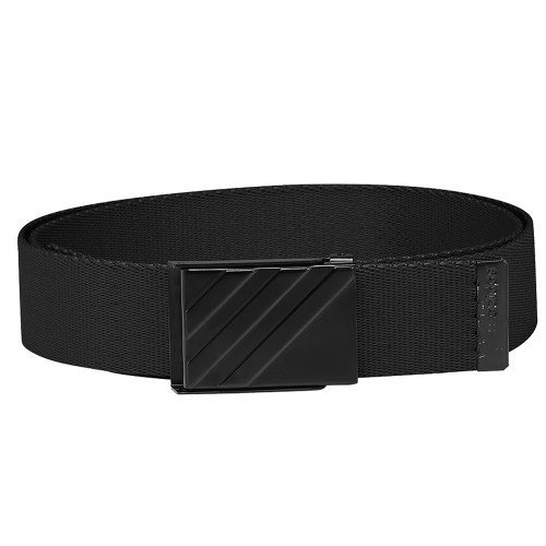 Adidas Golf 3-Stripes Mens Webbing Belt (Black)