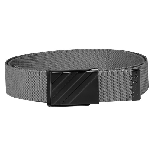 Adidas Golf 3-Stripes Mens Webbing Belt (Grey)