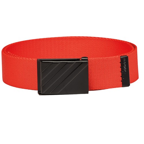 Adidas Golf 3-Stripes Mens Webbing Belt (Hi-Res Red)