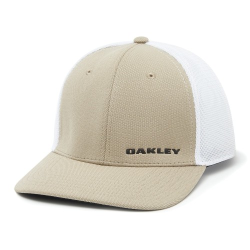 Oakley Silicon Bark Trucker 4.0 Fitted Mens Cap  (Rye)