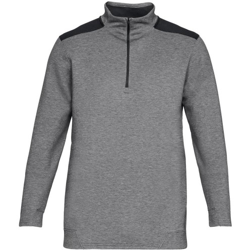 Under Armour Golf UA Storm PlayOff 1/2 Zip Sweater (Charcoal)