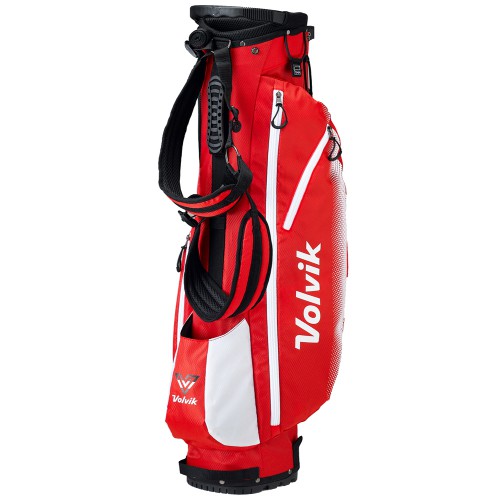 Volvik Vivid Lightweight Carry Stand Golf Bag  - Red