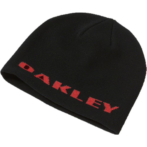 Oakley  Rockslide Mens Beanie Hat (Blackout/Red)