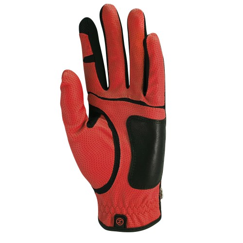 Zero Friction Mens Golf Glove Left Hand - OSFA  - Red