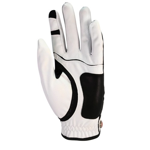 Zero Friction Mens Golf Glove Left Hand - OSFA  - White