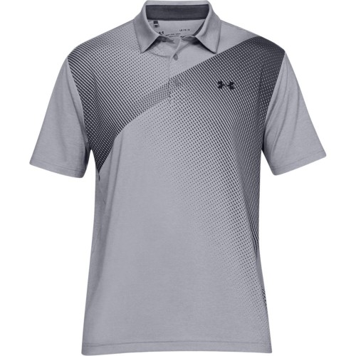 Under Armour Golf Playoff 2.0 Mens Polo Shirt (Steel/Jet Grey)