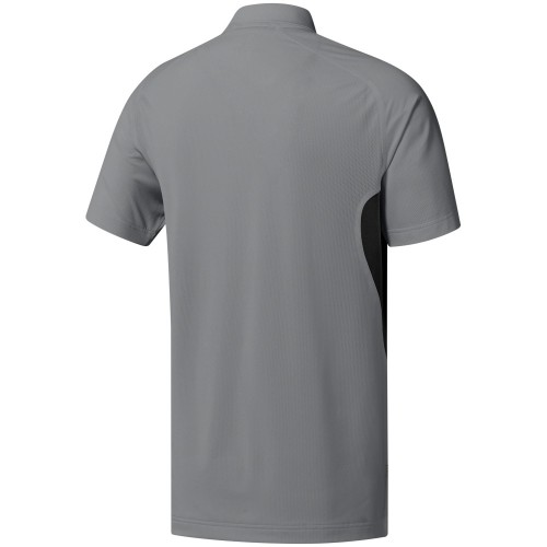 adidas Golf Ultimate 365 Climacool Solid Mens Short Sleeve Polo Shirt  - Grey Three