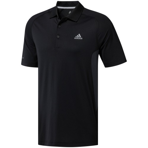 adidas Golf Ultimate 365 Climacool Solid Mens Short Sleeve Polo Shirt  - Black