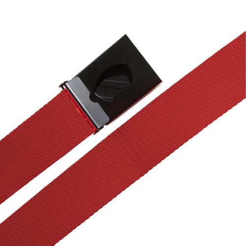 adidas 3-Stripes Buckle Webbing Golf Belt  - Bold Red