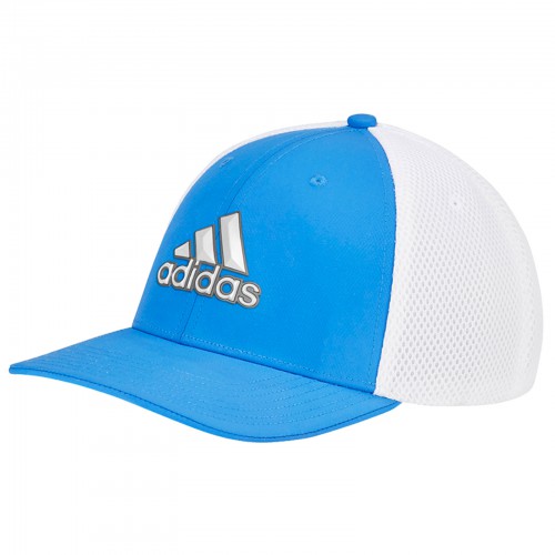 adidas Golf A-Stretch Tour Fitted Mens Baseball Cap (True Blue/White)