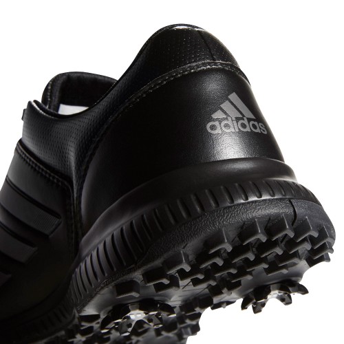 adidas CP Traxion Water-Resistant Mens Golf Shoes - Wide Fit  - Core Black/Carbon/Iron Metallic