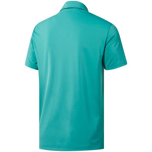 adidas Golf Ultimate 365 Solid Mens Short Sleeve Polo Shirt  - True Green/White