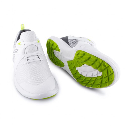 FootJoy Flex Lightweight Mesh Spikeless Mens Golf Shoes  - White / Grey