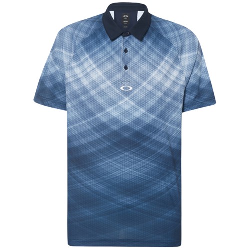 Oakley Golf Barkie Gradient Mens Polo Shirt (Fathom)