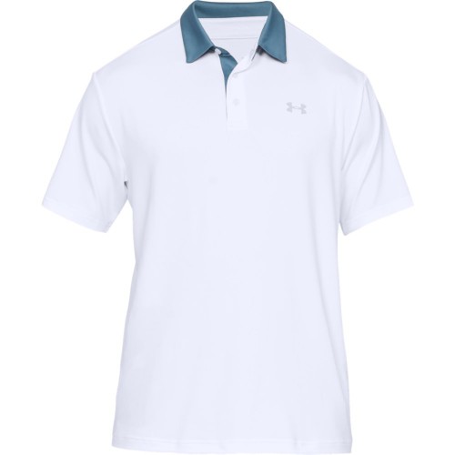 Under Armour Golf Playoff 2.0 Mens Polo Shirt (White/Thunder)