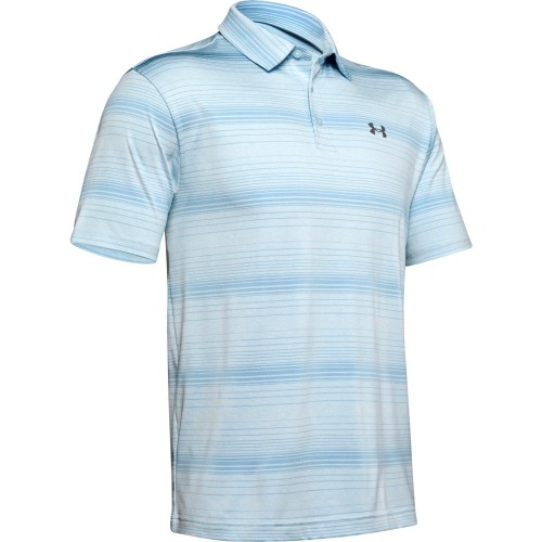 Under Armour Golf Playoff 2.0 Mens Polo Shirt (Coded Blue/Boho Blue)