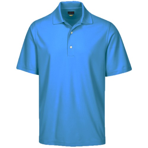 Greg Norman Mens Play Dry Protek Micro Pique Golf Polo Shirt
