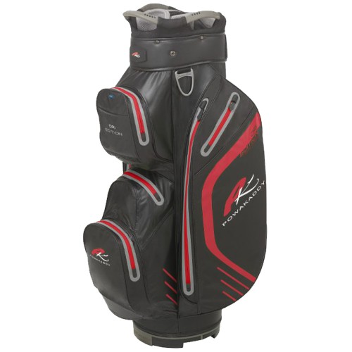 PowaKaddy Dri Edition Waterproof Golf Cart Bag  - Black/Red