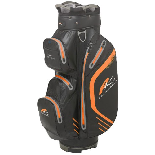 PowaKaddy Dri Edition Waterproof Golf Cart Bag (Black/Orange)