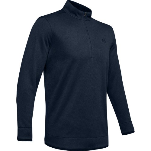 Under Armour Golf UA SweaterFleece  Mens 1/2 Zip Sweater (Black)