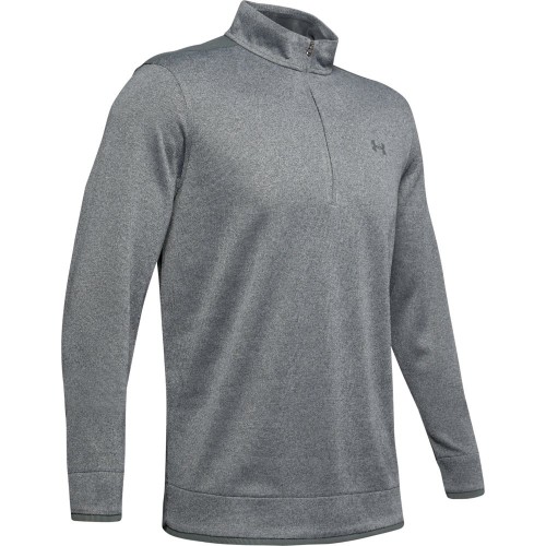 Under Armour Golf UA SweaterFleece  Mens 1/2 Zip Sweater (Pitch Grey)