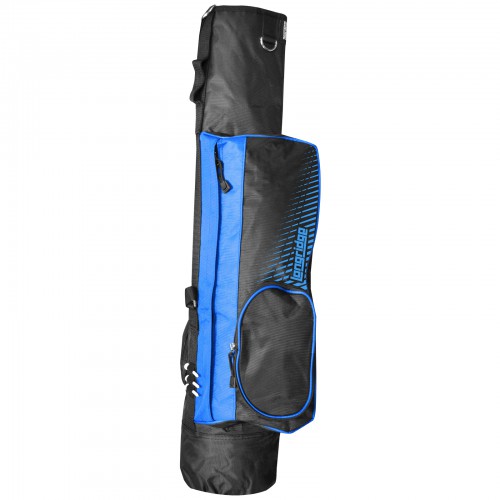Longridge Lightweight Dual Strap Pencil Golf Bag (Black/Bue)