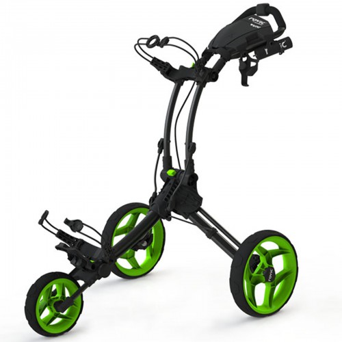Clicgear Rovic RV1C Golf Trolley Push Cart (Charcoal/Lime)