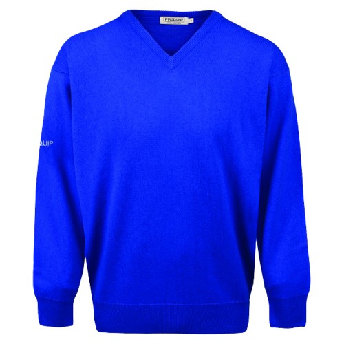 PROQUIP Golf Mens V-Neck Lambswool Sweater (Speedwell)