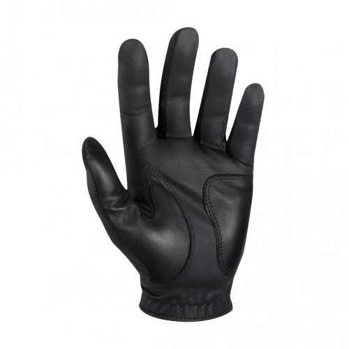 FootJoy Mens Weathersof Golf Gloves White & Black Left Hand (Right Handed Golfer) 1 Pack reverse