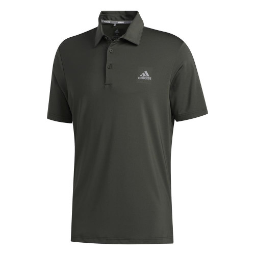 adidas Golf Ultimate 2.0 Solid Mens Polo Shirt (Legend Earth)
