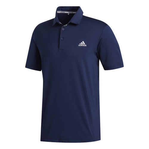 adidas Golf Ultimate 2.0 Solid Mens Polo Shirt (Collegiate Navy)