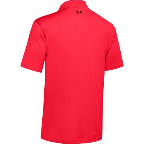 Under Armour Performance 2.0 Mens Golf Polo Shirt  - Beta Red