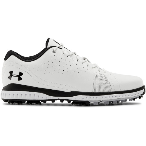 Under Armour Mens UA Fade RST 3 Golf Shoes - Wide Fit (White)