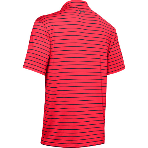 Under Armour Mens Tour Stripe PlayOff Golf Polo Shirt reverse
