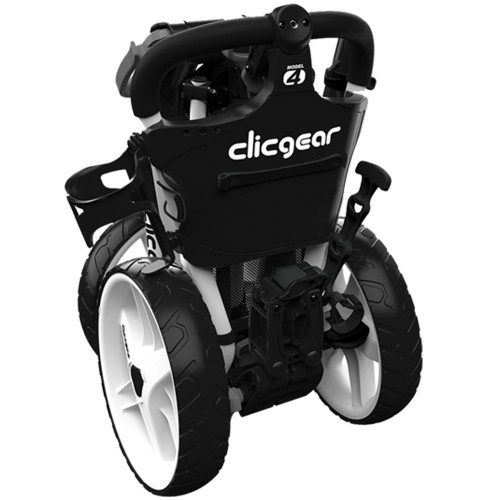 ClicGear Model 4.0 Golf Trolley 3-Wheel Push Cart + Umbrella Holder, Drinks Holder reverse