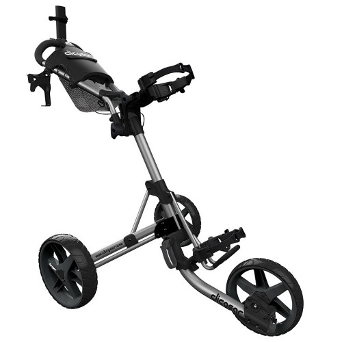 ClicGear Model 4.0 Golf Trolley 3-Wheel Push Cart + Umbrella Holder, Drinks Holder