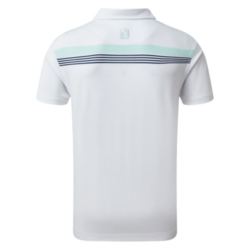 FootJoy Golf Stretch Pique Chestband Mens Polo Shirt reverse