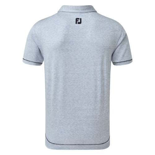 FootJoy Golf Lisle Space Dye Microstripe Mens Polo Shirt reverse
