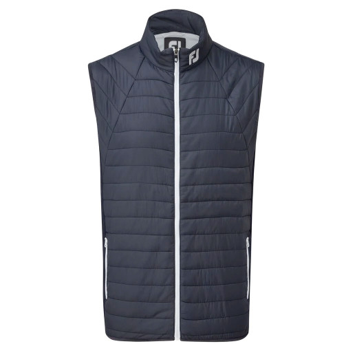 FootJoy Golf Thermal Quilted Vest Mens Gilet  - Navy/White