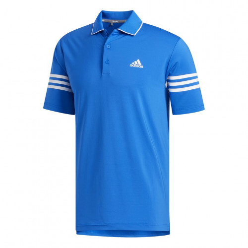 adidas Golf Ultimate365 Blocked Mens Polo Shirt  - Glory Blue/White