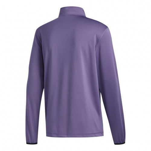 adidas Golf 3-Stripes Mens Midlayer  - Tech Purple/Grey Two