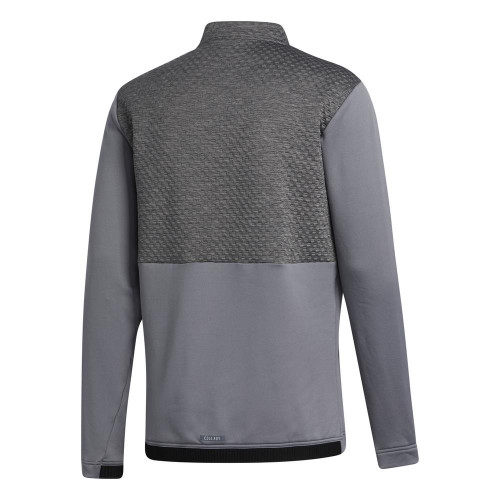 adidas Golf Mens COLD.RDY Quarter Zip Pullover  - Grey Three