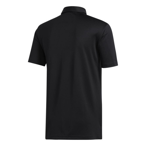 adidas Golf Mens Novelty Colourblock Polo Shirt  - Black / Black Melange