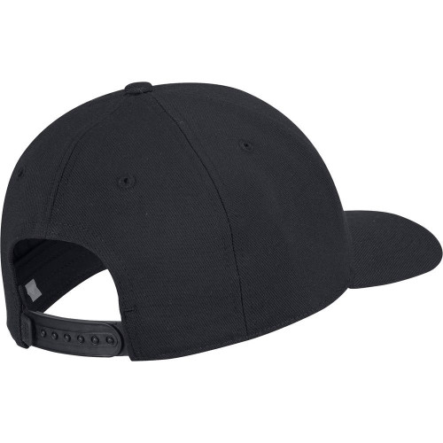 adidas Golf Flag Hat Plain Knit 6 Panel Baseball Cap OSFM  - Black