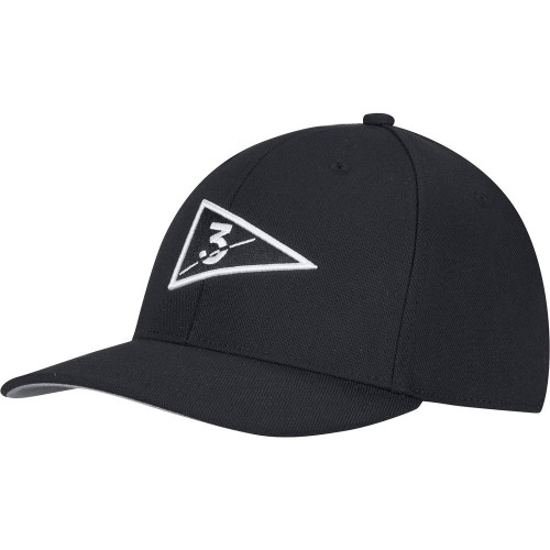 adidas Golf Flag Hat Plain Knit 6 Panel Baseball Cap OSFM (Black)