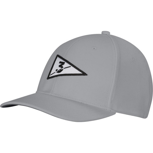 adidas Golf Flag Hat Plain Knit 6 Panel Baseball Cap OSFM (Grey Three)